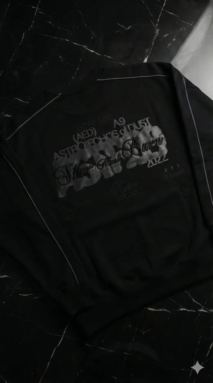 ASTRO ECHOS OF DUST CREWNECK